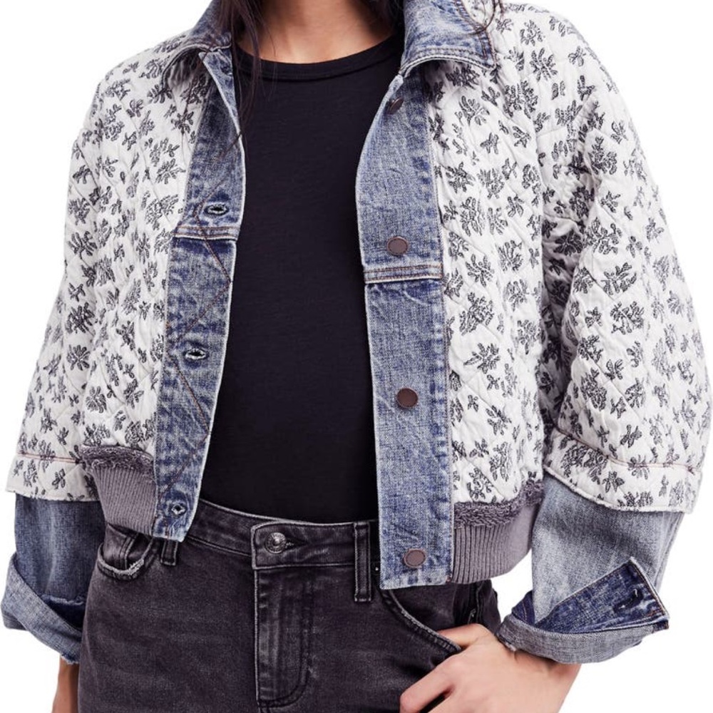 Free People
Ditsy Denim Jacket